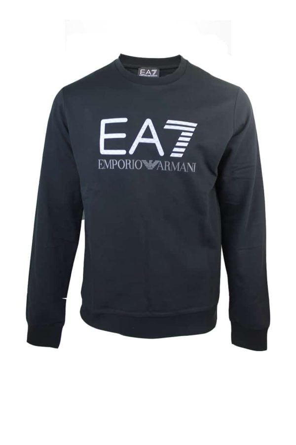 Armani EA7 Sweater 3D Logo Print Black