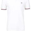 Fred Perry Polo Twin Tipped White
