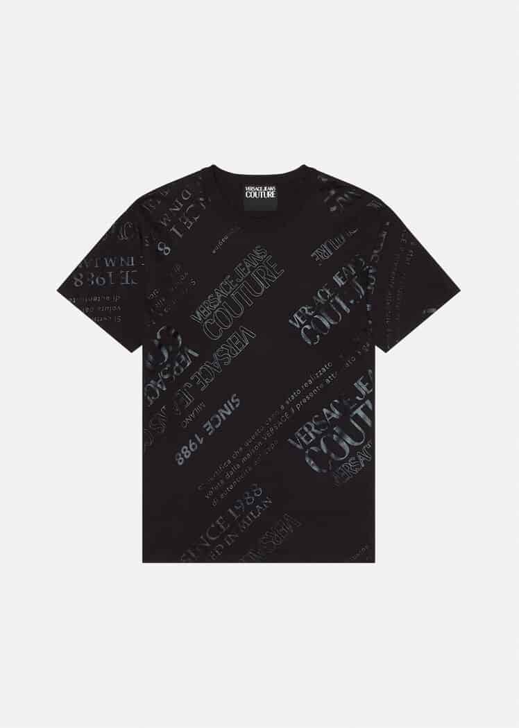Versace Jeans Couture T-Shirt Etichetta Print