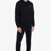 Fred Perry Tipped Hooded Sweatshirt Black