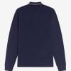 Fred Perry Twin Tipped Polo L/S Carbon Blue