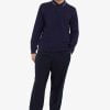 Fred Perry Twin Tipped Polo L/S Carbon Blue