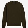 Fred Perry Crew Neck Sweatshirt Hunting Green