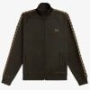 Fred Perry Gold Tape Track Jacket Hunting Green