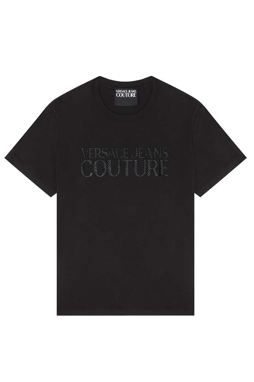 Versace Jeans Couture T-Shirt Logo Pixel Black