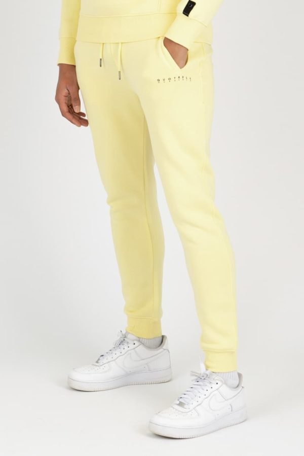 Quotrell Fusa Pants Lemon / Grey