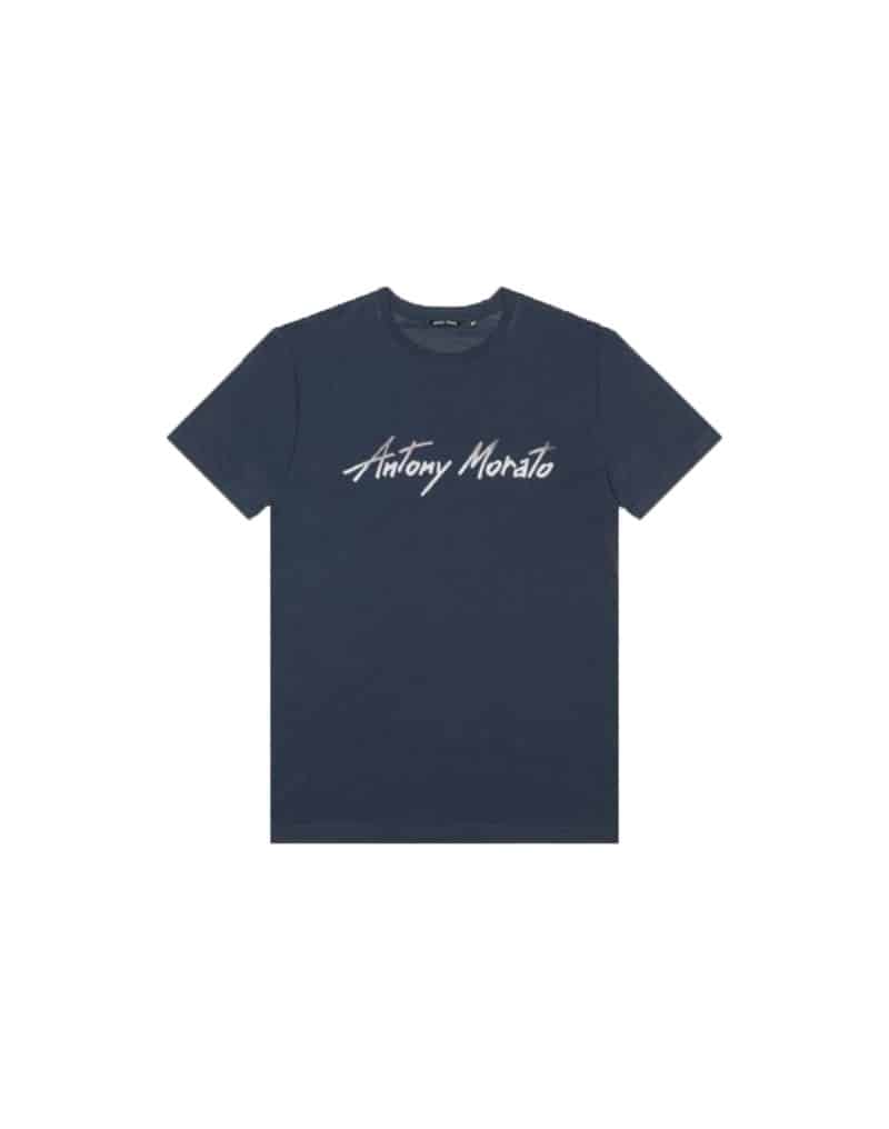 Antony Morato T-Shirt With Artwork Navy