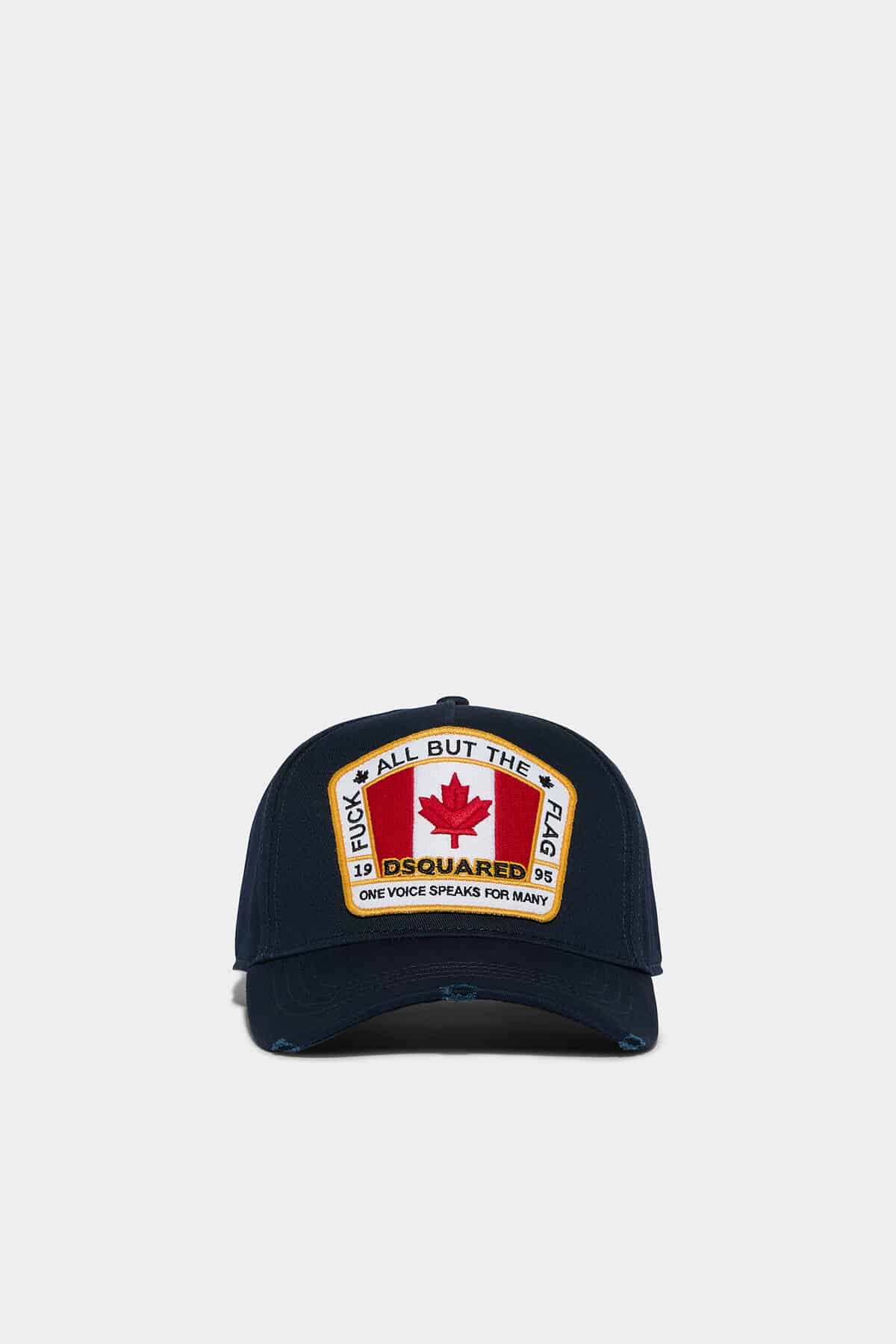 Dsquared Canadian Flag Cap Navy