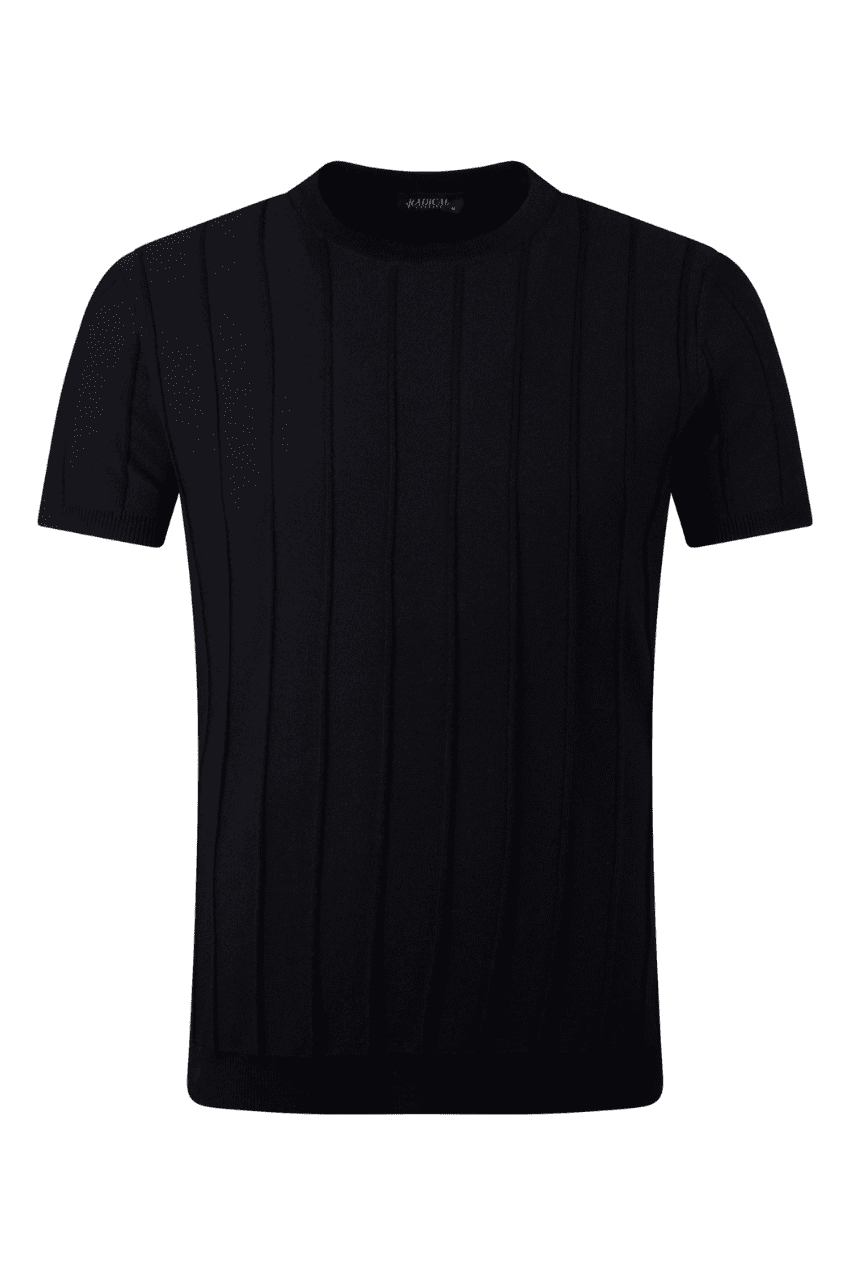 Radical T-Shirt Piping Black