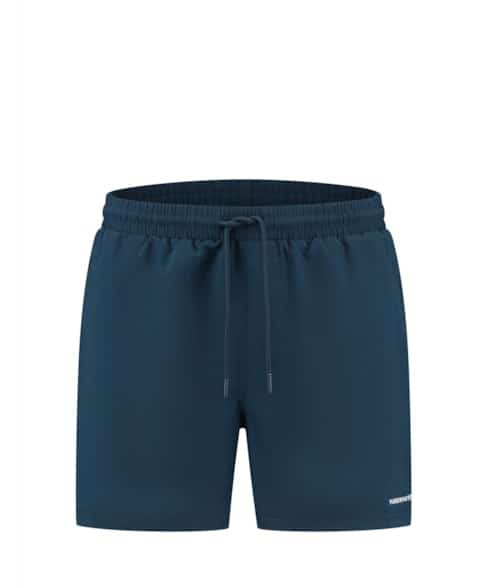 Purewhite Swimshort With Straps Navy