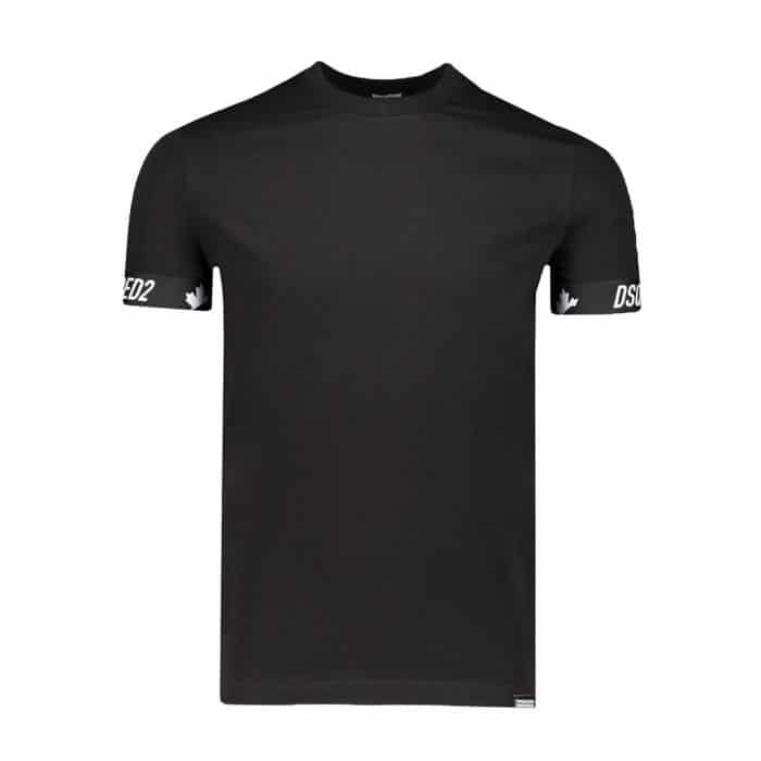 Dsquared2 Round Neck T-Shirt Black/White