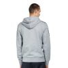 Fred Perry Panelled Taped Hooded Sweat Steel Marl