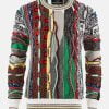 Carlo Colucci Sweater C10906 Grey / Red