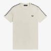 Fred Perry Taped Ringer T-Shirt Ecru