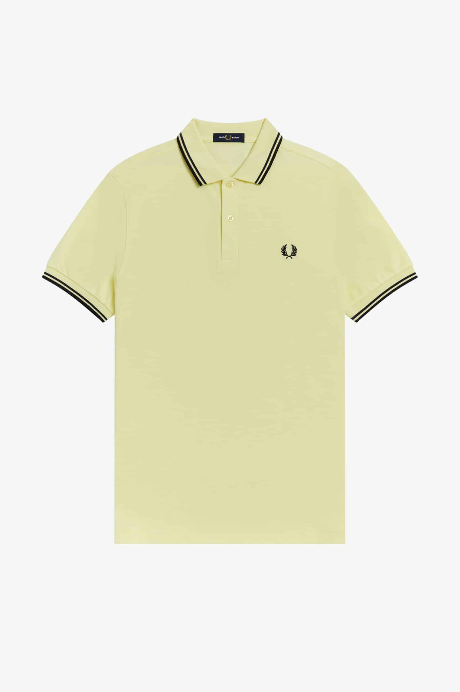 Fred Perry Twin Tipped T-Shirt Wax Yellow