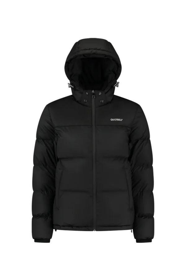 Quotrell Seattle Puffer Jacket Black/ White