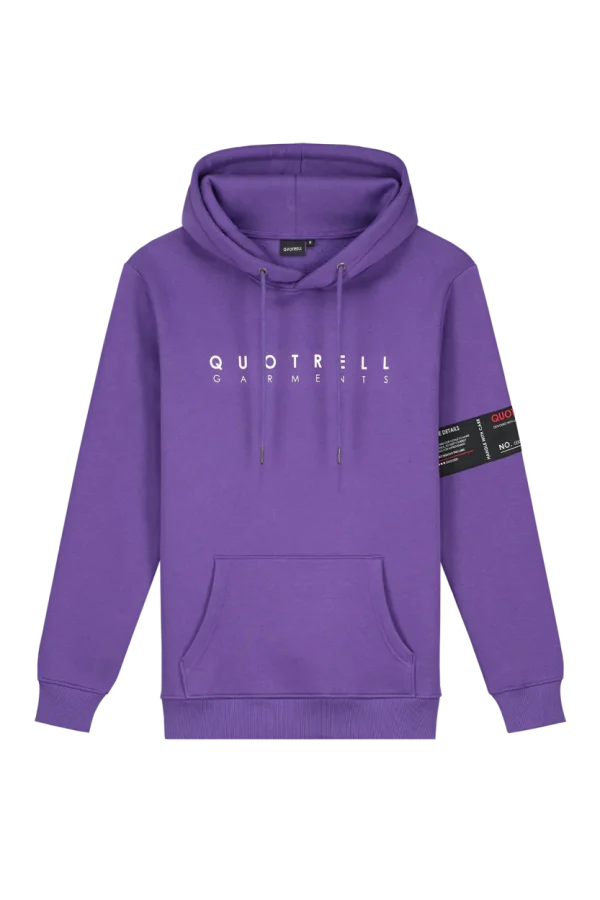 Quotrell Aruba Hoodie Purple/White