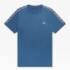 Fred Perry T-Shirt Contrast Tape Ringer Midnight Blue/ Navy