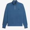 Fred Perry Half Zip Sweatshirt Midnight Blue