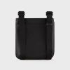 Emporio Armani Small Flat Messenger Bag Black