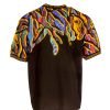 Carlo Colucci T-Shirt C3345-201 Black/ Multicolour