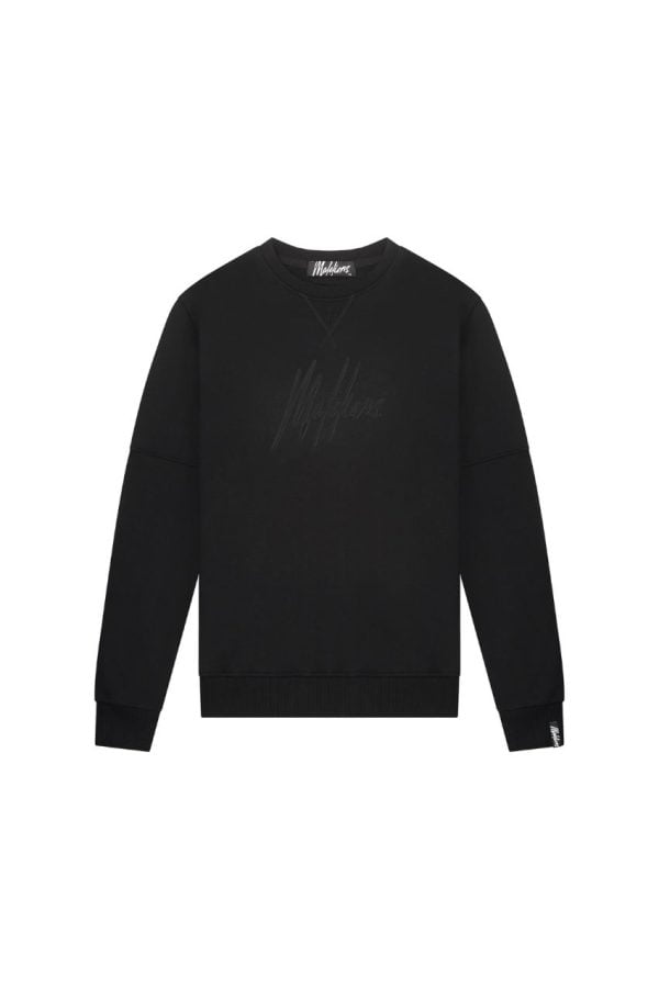 Malelions M1-PS23-03-900 Essentials Sweater Black