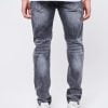 Amicci AMJ2204 Biella Jeans Ribbed Grey