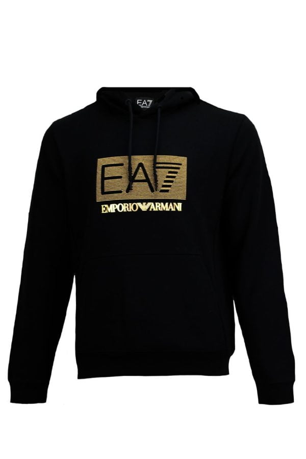 Armani EA7 3RUM08-PJARZ Unisex Jersey Sweatshirt Black