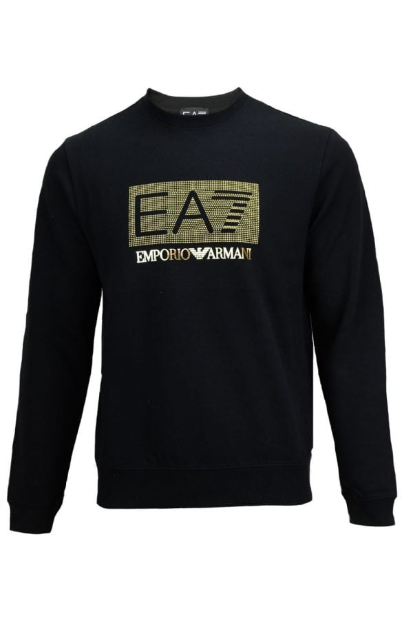 Armani AE7 3RUM09-PJARZ Unisex Jersey Sweatshirt Black