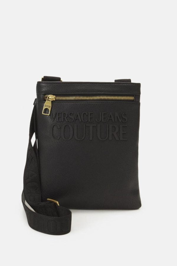 Versace Jeans Couture Bag Range Tactile Logo Black/Gold