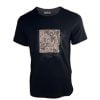 Armani EA7 Jersey T-Shirt Beachwear Black Lettering