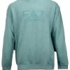 Armani EA7 3RUM05-PJLMZ Unisex Jersey Sweatshirt Gray Mist