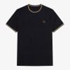 Fred Perry M1588-R88 Twin Tipped T-Shirt Black