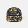 Versace Jeans Couture Baseball Cap With Central Sewing Black/Gold