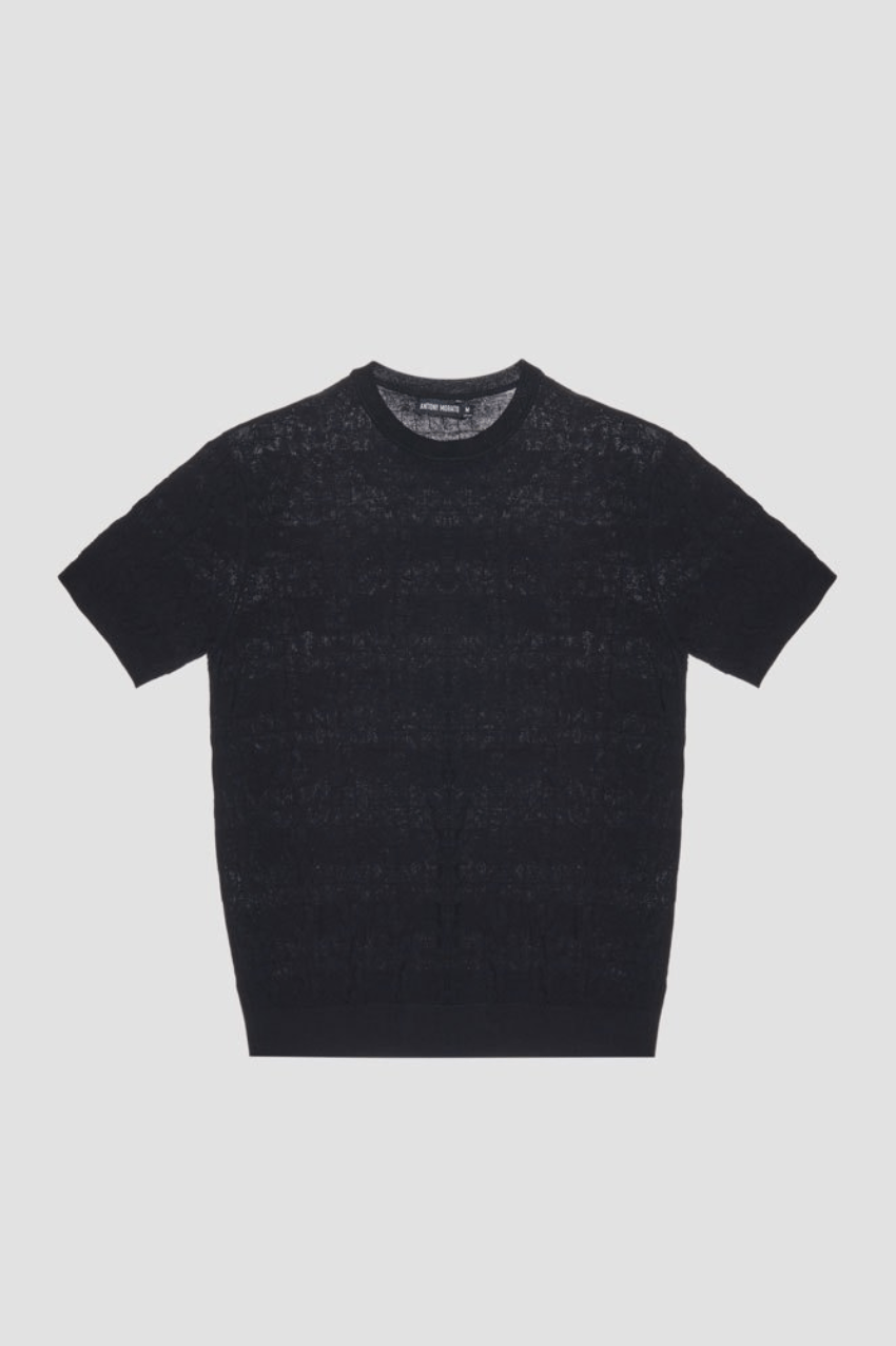 Antony Morato Sweater Slim Fit Viscose Blend Yarn With Geometric Jacquard Pattern