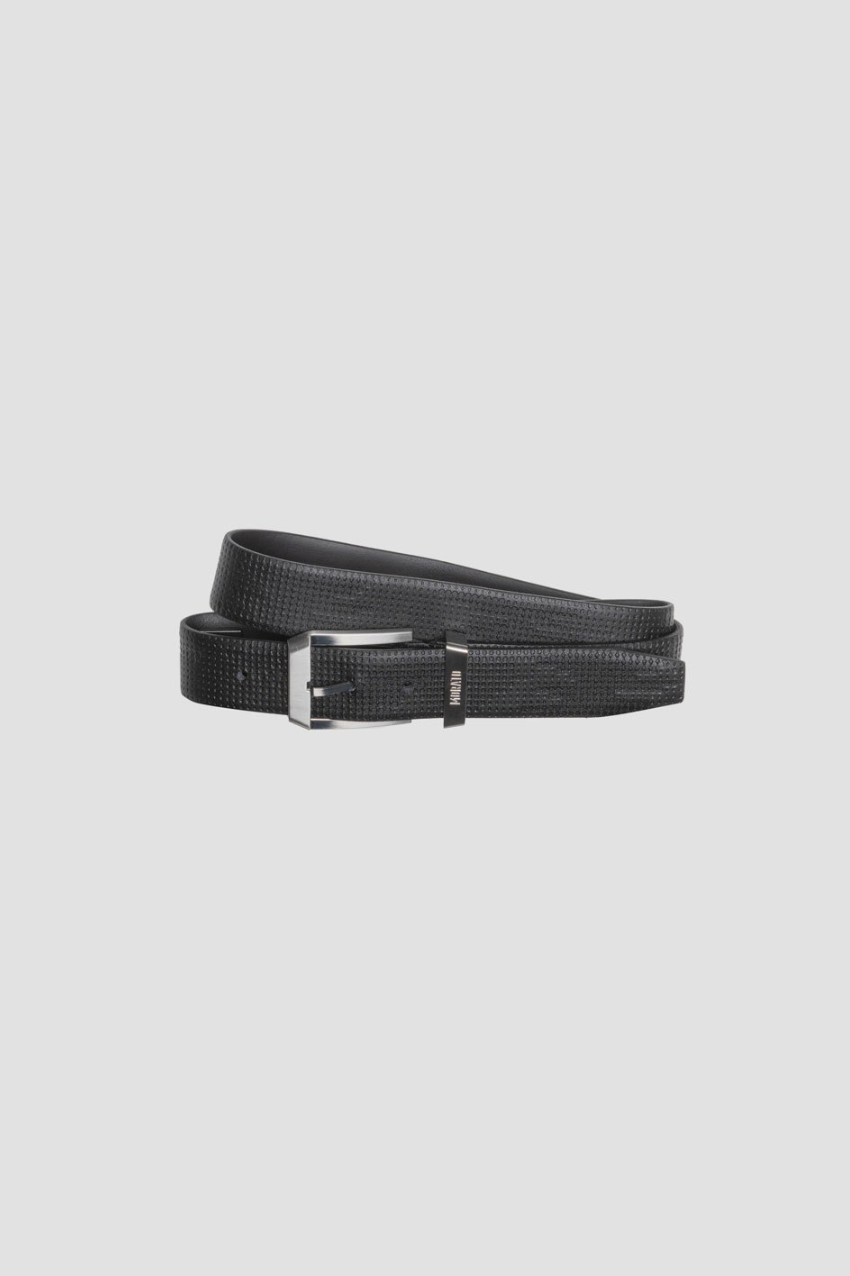Antony Morato Leather Buckle Belt Black