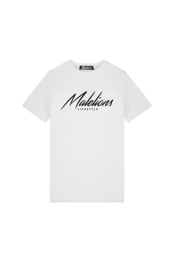 Malelions M2-SS23-09-100 Lifestye T-Shirt White