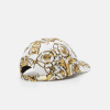 Versace Jeans Couture Baseball Cap With Central Sewing White/Gold
