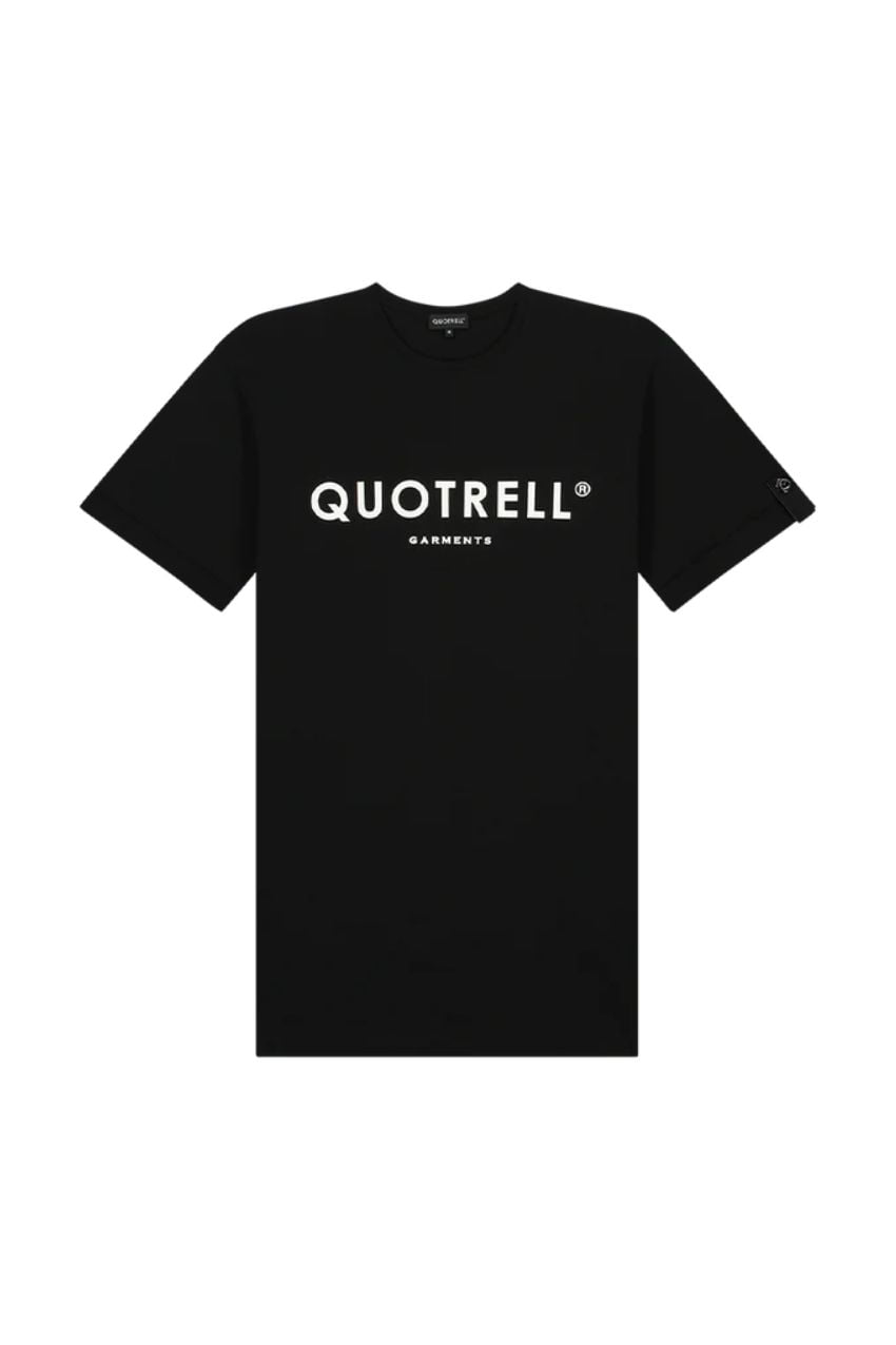 Quotrell TH99445 T-Shirt Basic Garments Black/White
