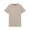 Malelions S3-SS23-33 Men Duo Essentials T-Shirt Grey/Orange