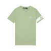 Malelions M3-SS23-23 Men Captain T-Shirt Green/White