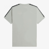 Fred Perry Contrast Tape Ringer T-Shirt Limestone/Black
