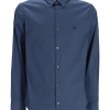 Emporio Armani 8N1C09-1NI9Z Man Woven Shirt Blu Oceano