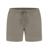 Purewhite Swimshort In Shiny Fabric Taupe