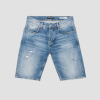 Antony Morato "Argon" Slim Fit Shorts In Comfort Denim With Medium Wash Blue