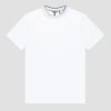 Antony Morato Regular-Fit T-Shirt In Mercerised Cotton Pique With High Collar White