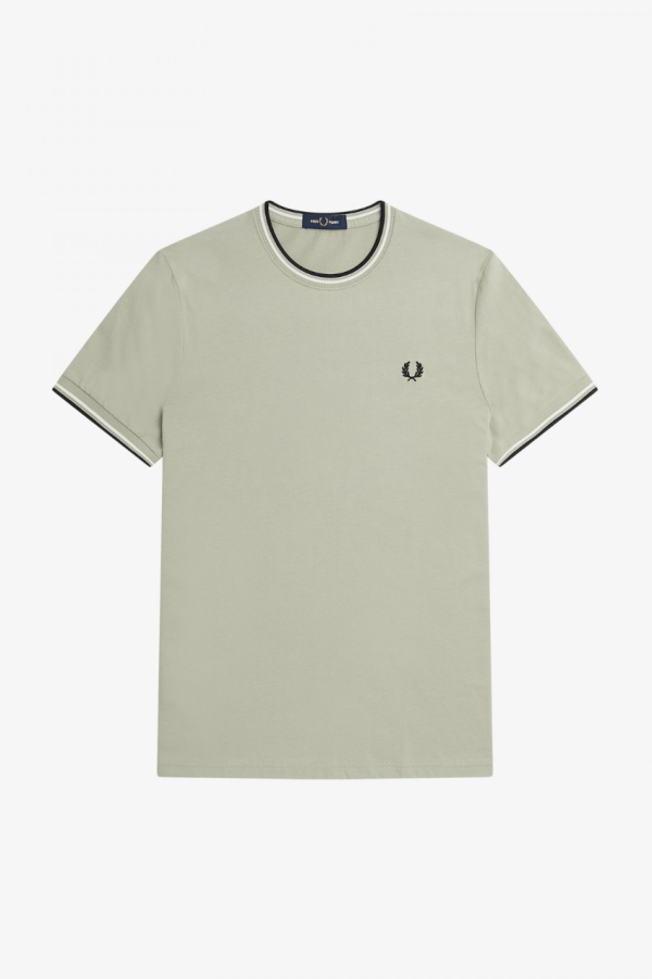Fred Perry Twin Tipped T-Shirt Seagrass