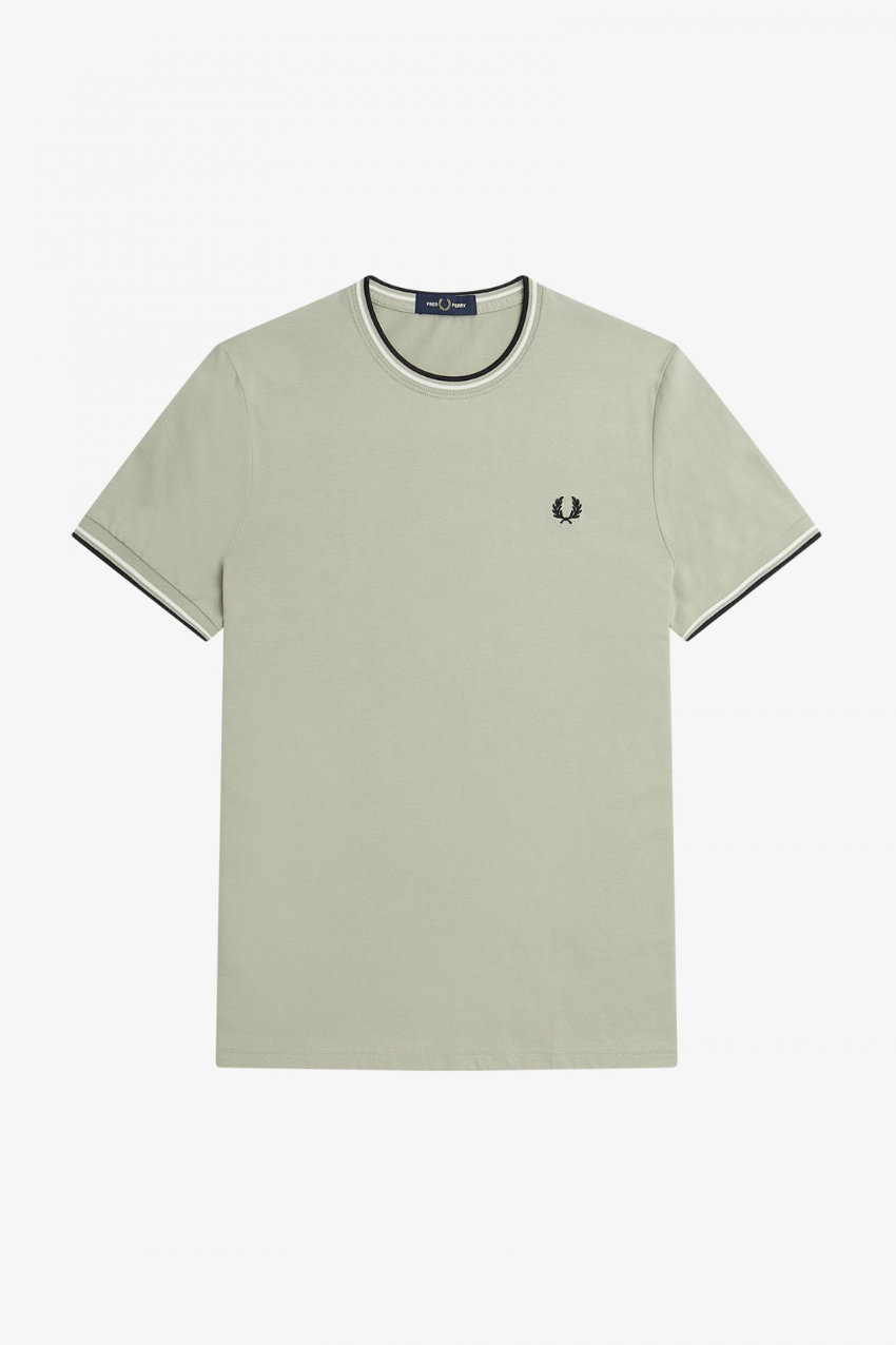 Fred Perry Twin Tipped T-Shirt Seagrass