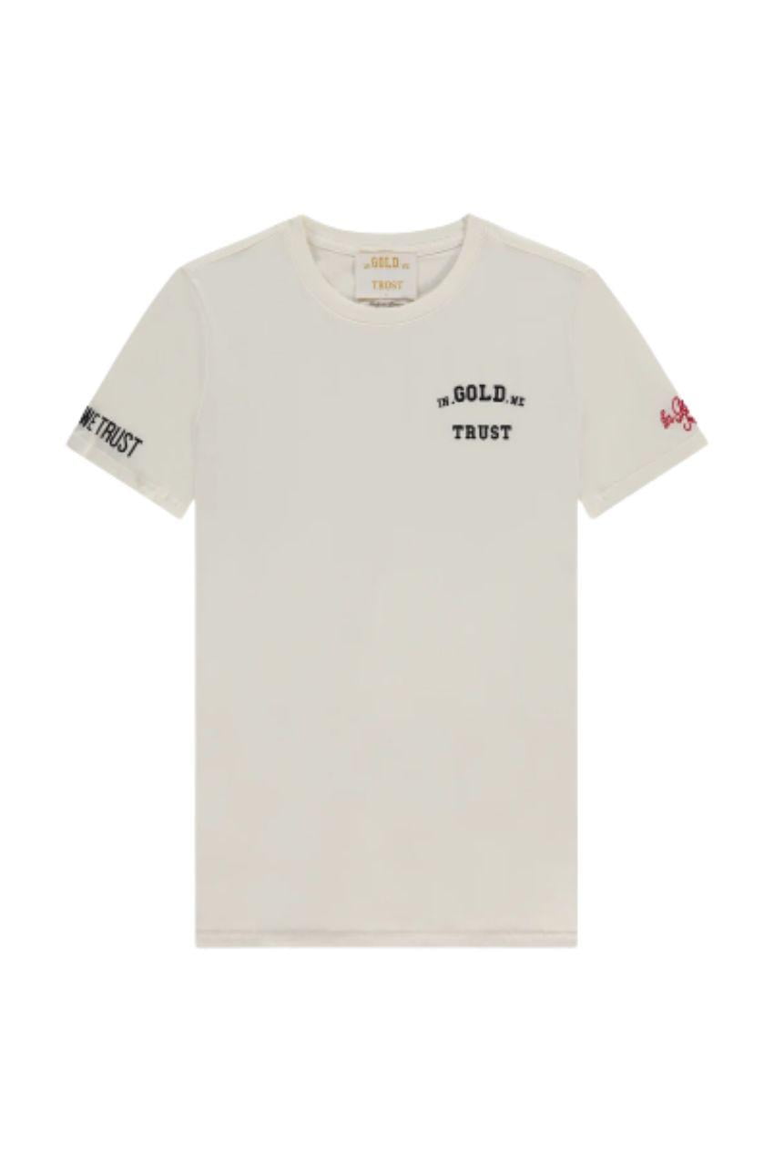 In Gold We Trust The Pusha T-Shirt Blanc De Blanc