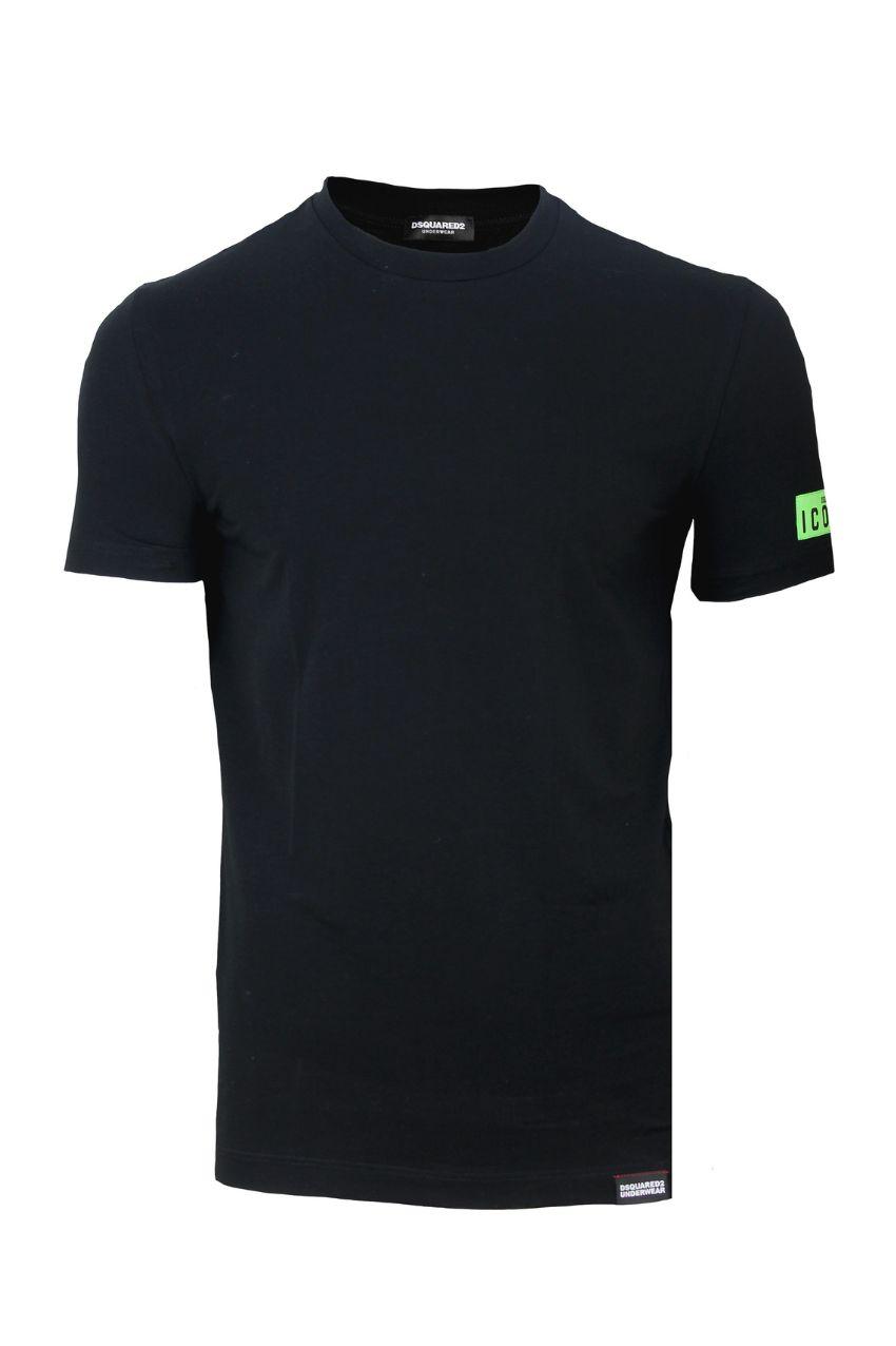 Dsquared2 Round Neck T-Shirt Black/Green